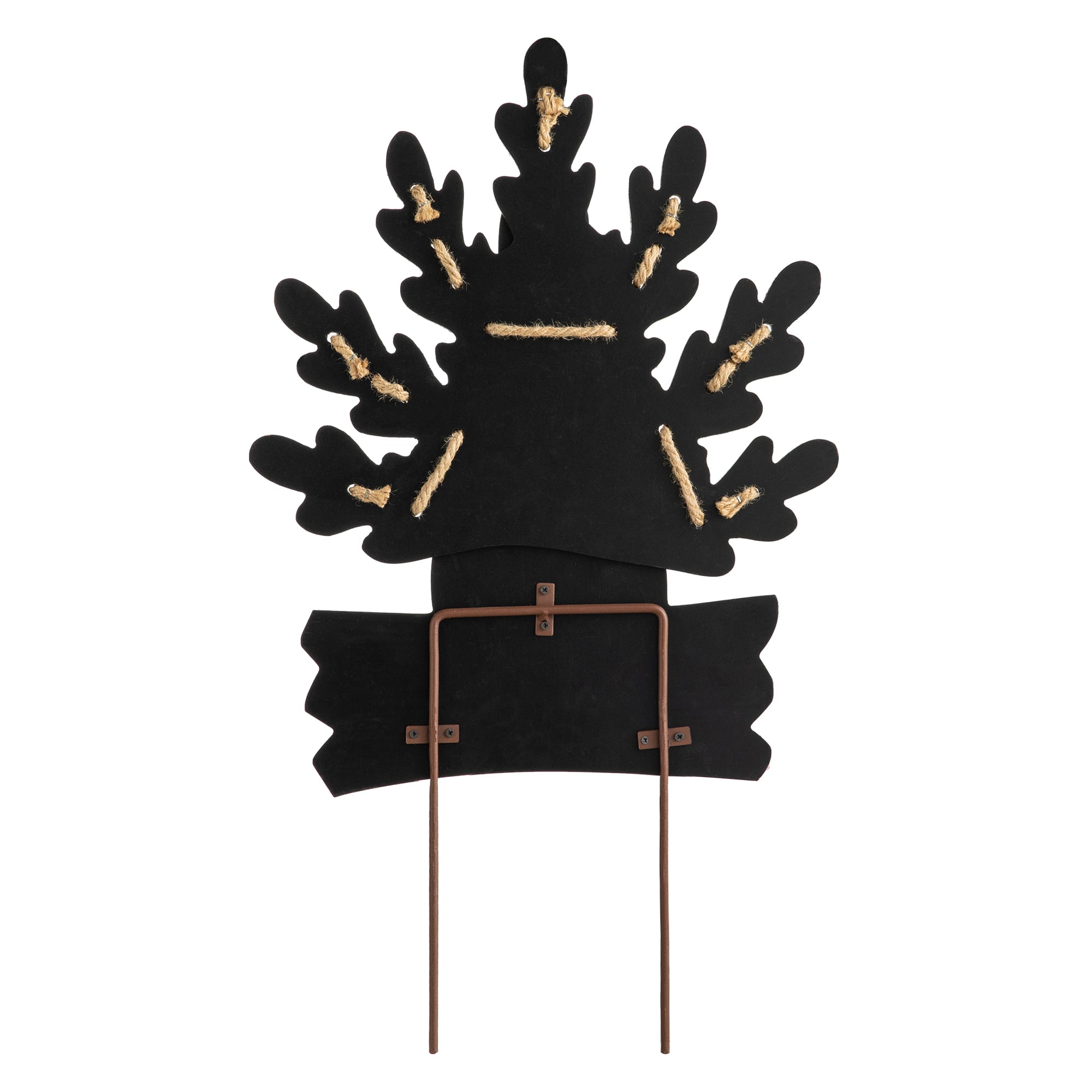 Glitzhome® Iron & Wood 'Welcome' Turkey Yard Sign